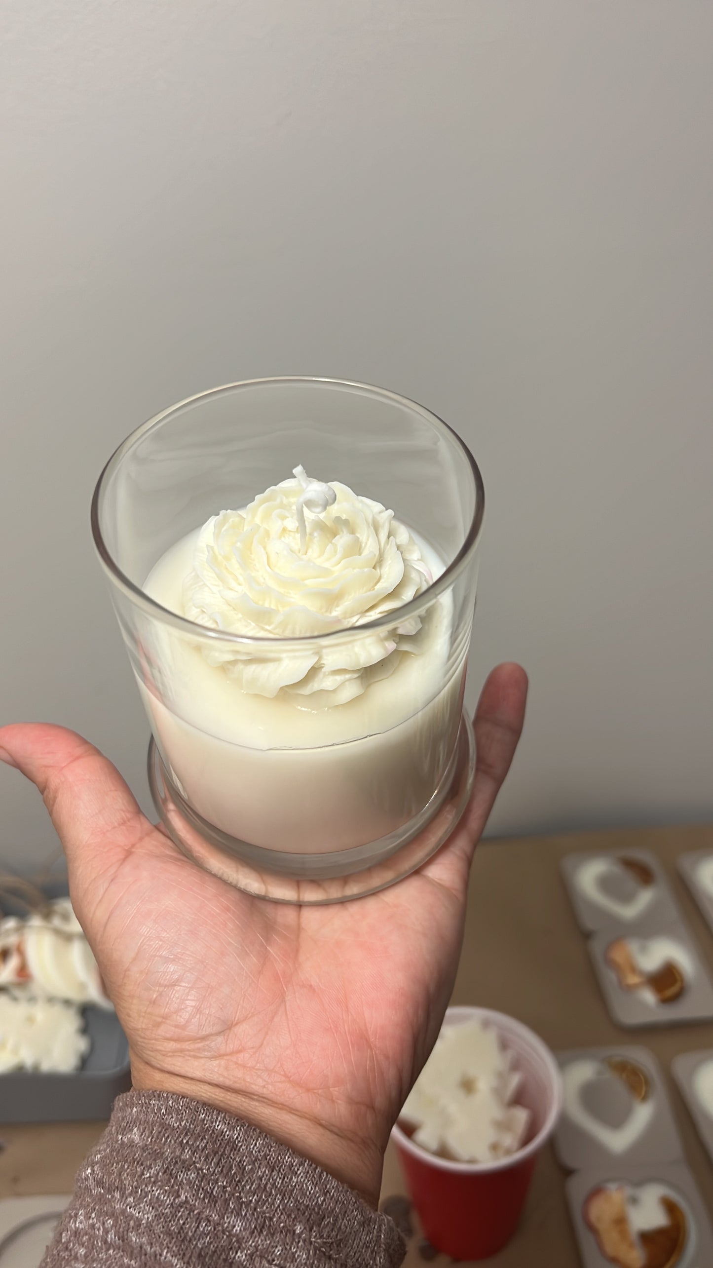 Peony 100% Natural Soy wax candle scent